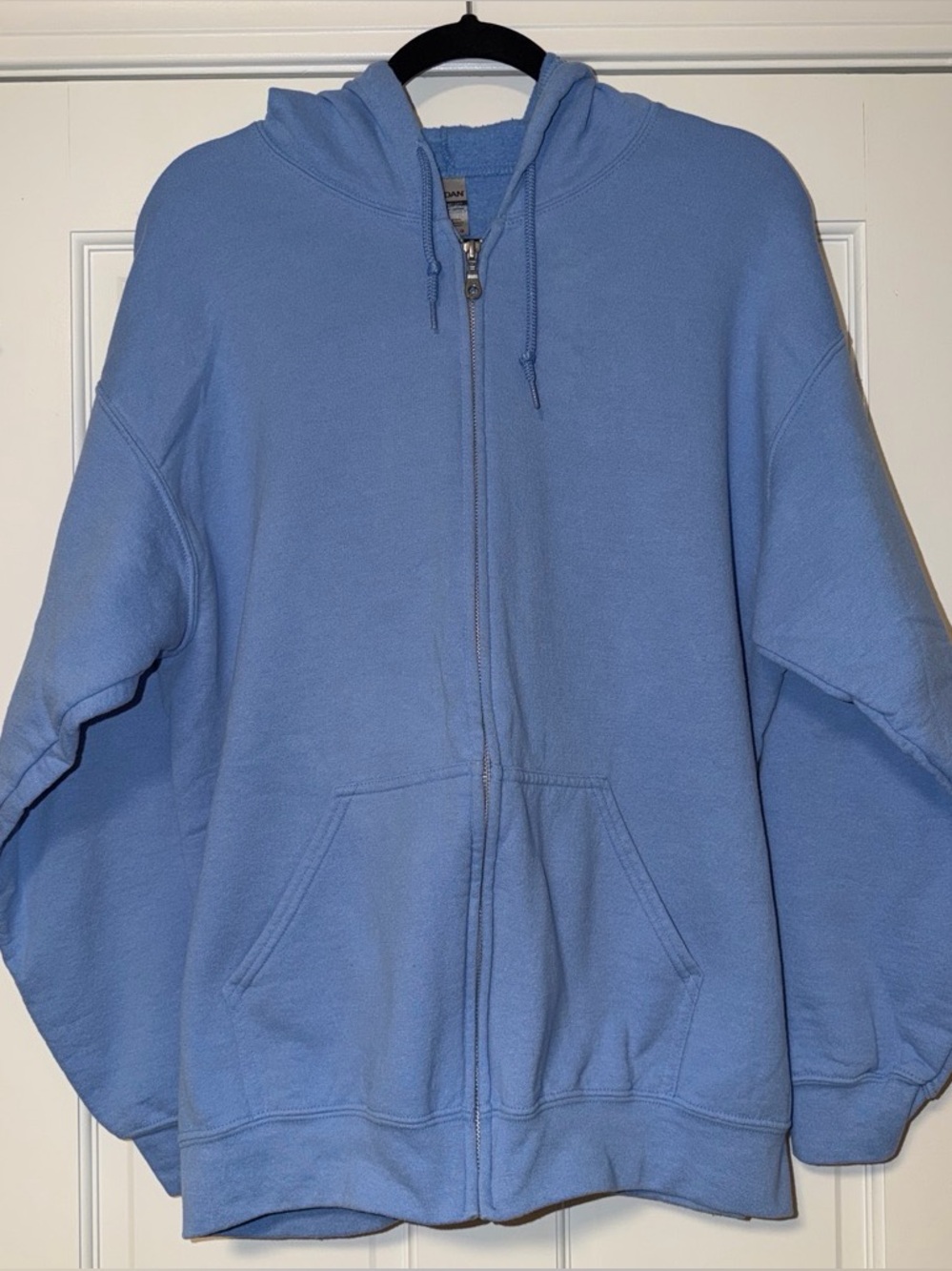 gildan carolina blue zip up jacket